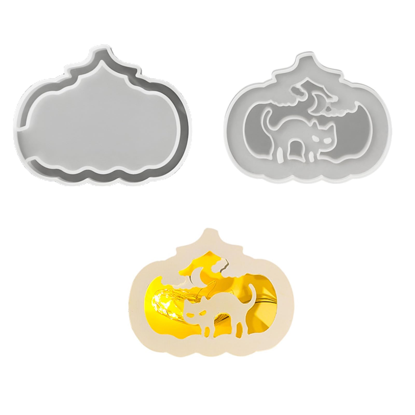 Carotoe A Halloween Pumpkin Silicone Carving Mold Safe For Lamp Nd Seasonal Home Decoration Creation Halloween Decoration