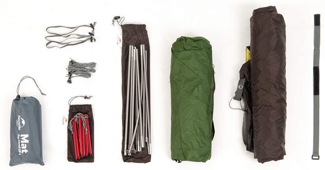 Naturehike Cloud up 1 Person Backpacking Tent Lightweight Camping Hiking Dome Tent for 1 Man