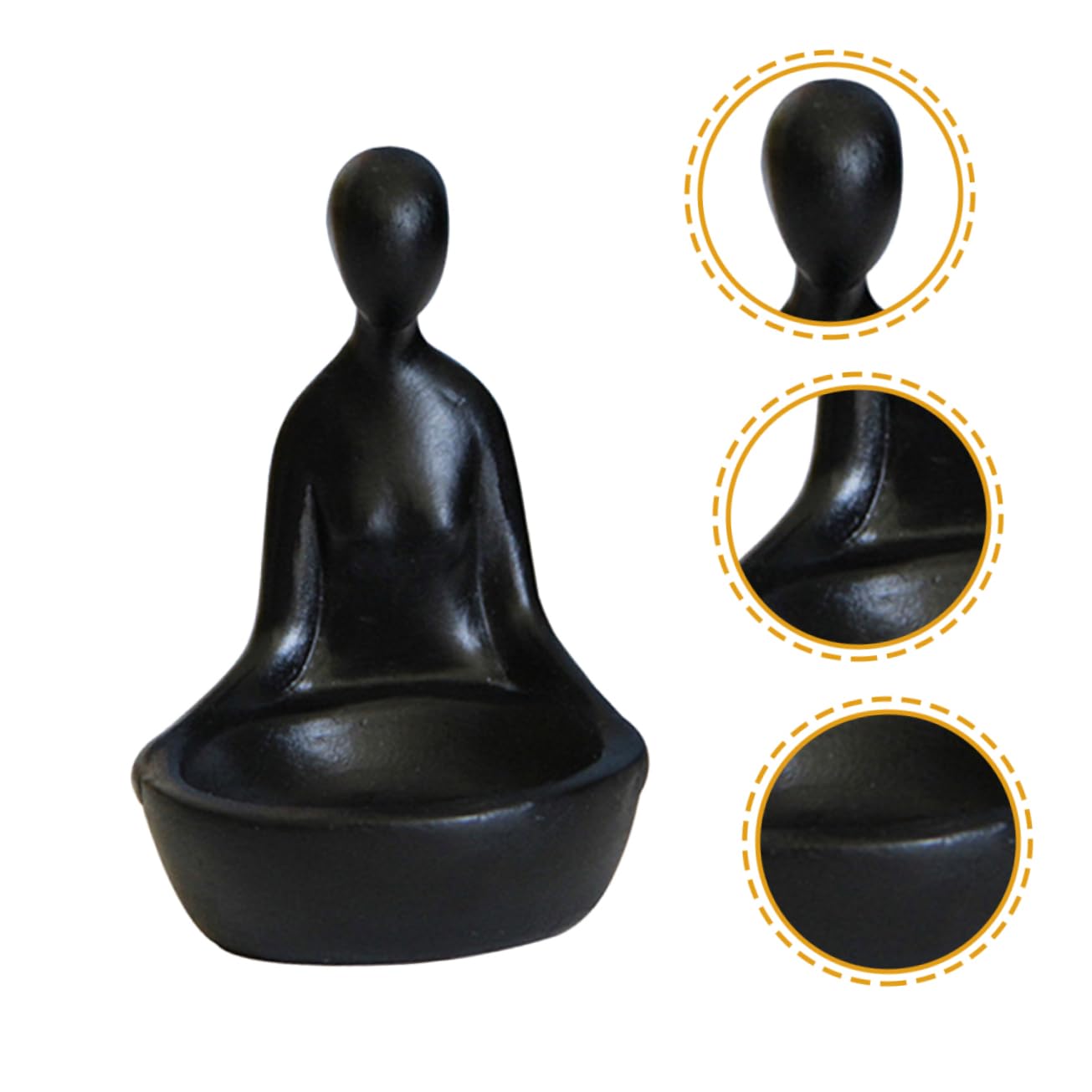 Ciieeo Portacandele Moderno in Resina Con Figura Astratta 3 Pezzi Per Decorazioni Da Tavola