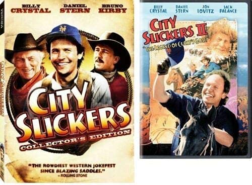 Miniatura 2 de City Slickers 1 & 2 One & Two (DVD, WS Collector's Edition) Billy Crystal 2 DVD Set Includes Western Movie Set Glossy Print Art Card