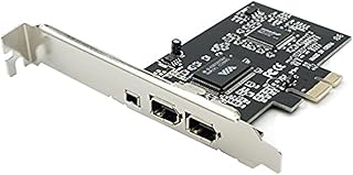axGear PCIE PCI-E FIREWIRE IEEE 1394 3 Port FIRE Wire Controller Card for Desktop PC
