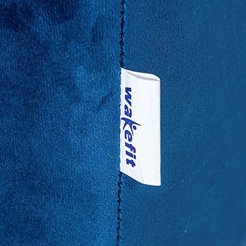Image of Wakefit Napper Ottoman (Velvet Fabric, Blue)
