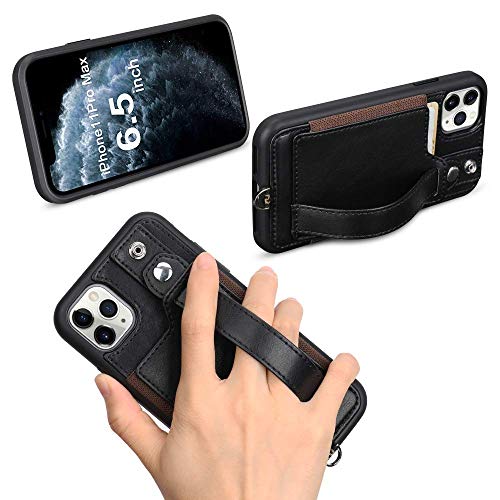 Toovren Iphone 11 Pro Max Wallet Case, Iphone 11 Pro Max Case With Card Holder Leather Pu 11 Pro Max Case With Stand Adjustable Detachable Iphone Lanyard Strap For Iphone 11 Pro Max 6.5 Inch 2019 #TOP6