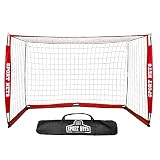 Portable Soccer Goal - Bow Frame Soccer Net with Carry Bag - Indoor and Outdoor Soccer Goal for Fiel