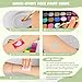 Pintada 26 Color Face Painting Kit for Kids - Non-Toxic Water Activated Face Paint Palette with Brush, Stencils, Gems - For Halloween, Carnivals, Costume Parties, Body Art, Fairs & Creative Events.