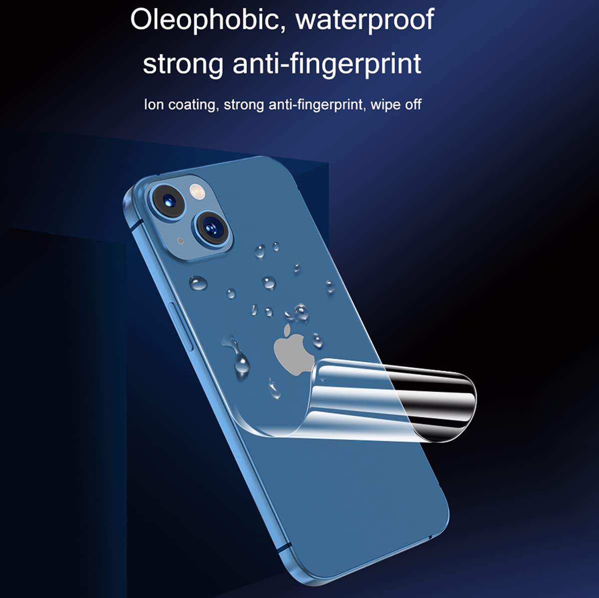 Pellicola Trasparente Anti-impronte 2 Pellicole Protettive Idrogel Per IPhone 16, 15, 14, 13, 12, 11, X, 8, 7 - Trasparenti, Anti-Graffio! Pellicola Per IPhone 14 15 16 - Foto 11