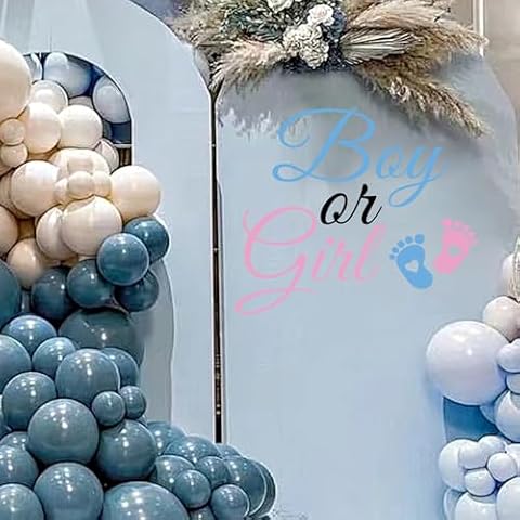 SANDOO Gender Reveal Sign Decal Cover