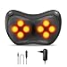 Cuscino Massaggiante Massaggiatore Cervicale e Spalle con Calore 3D Shiatsu, KARAEASY Massaggio Muscolare Collo Schiena Gambe e Piedi, Adatto in Casa, Ufficio in Auto - Nero