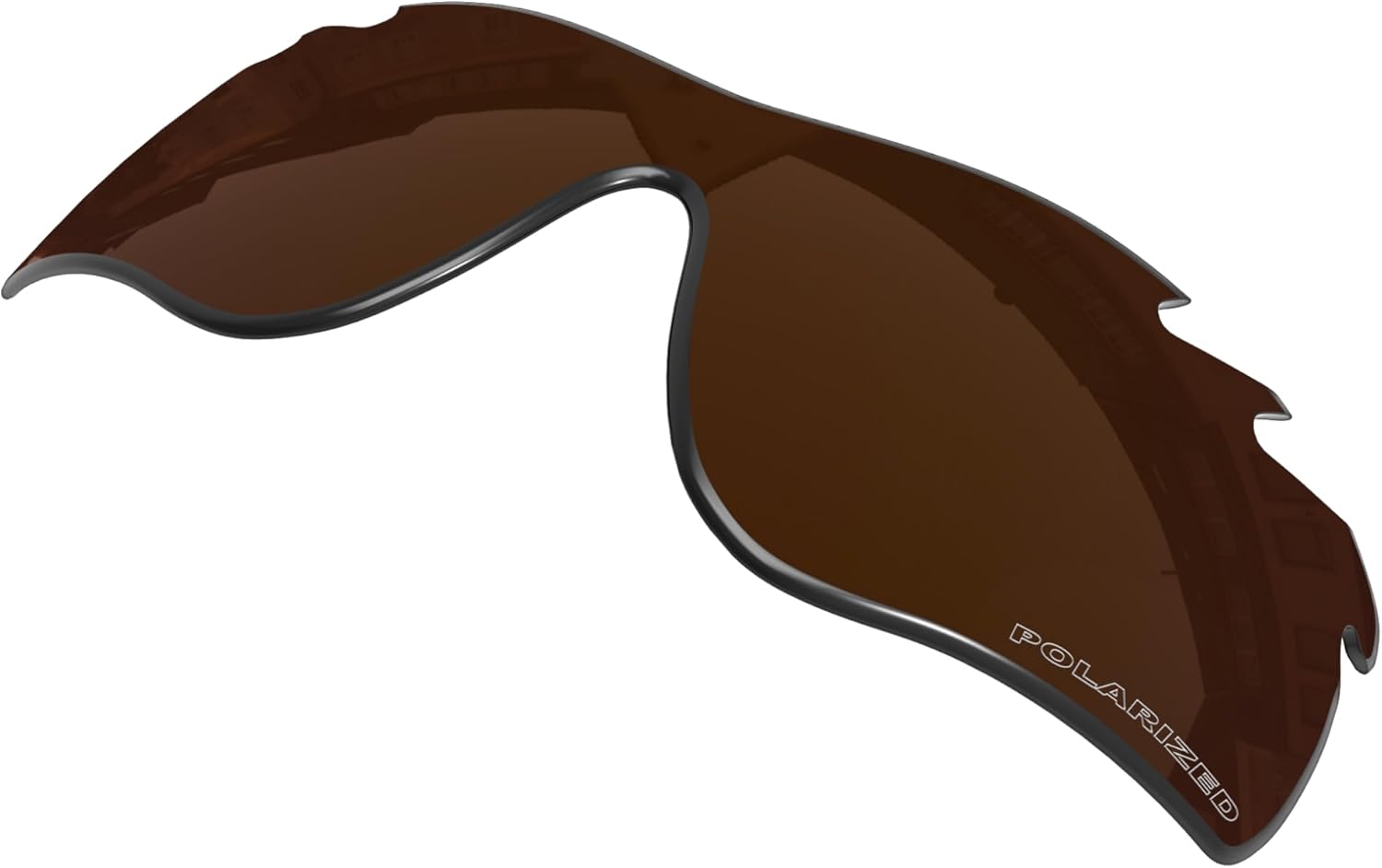 OOWLIT Replacement Lenses Compatible with Oakley RadarLock Path Vented Sunglass Brown Elite Polarized