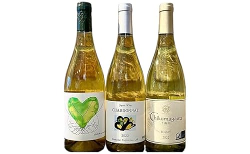 信州小諸産 白ワイン飲み比べ 3本セット 小諸市ワイン お酒 ミネラル感 果実味 酸味 辛口 シュルリー製法 フレッシュ 家飲み 晩酌