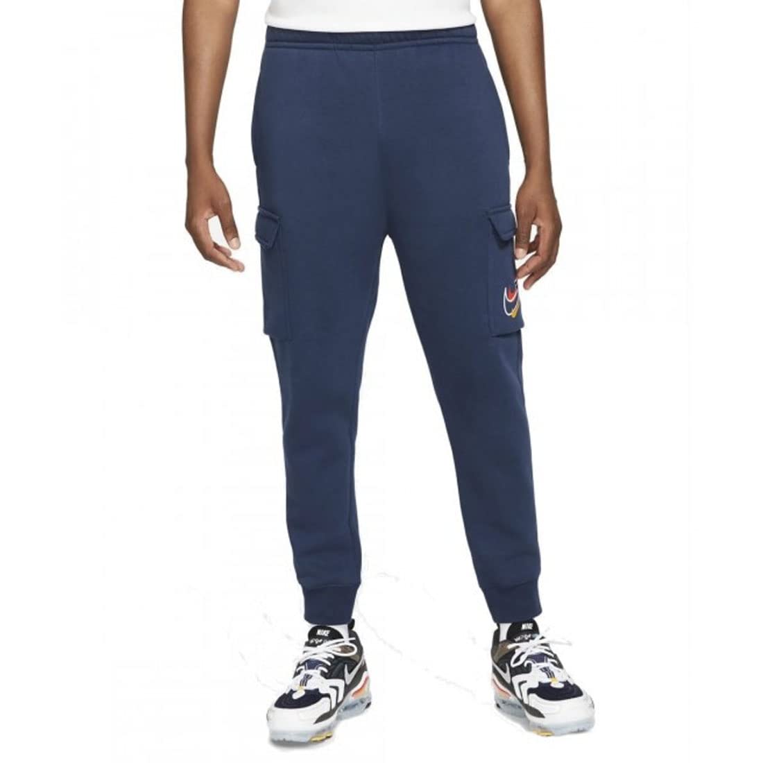 nike swoosh cargo fleece joggers