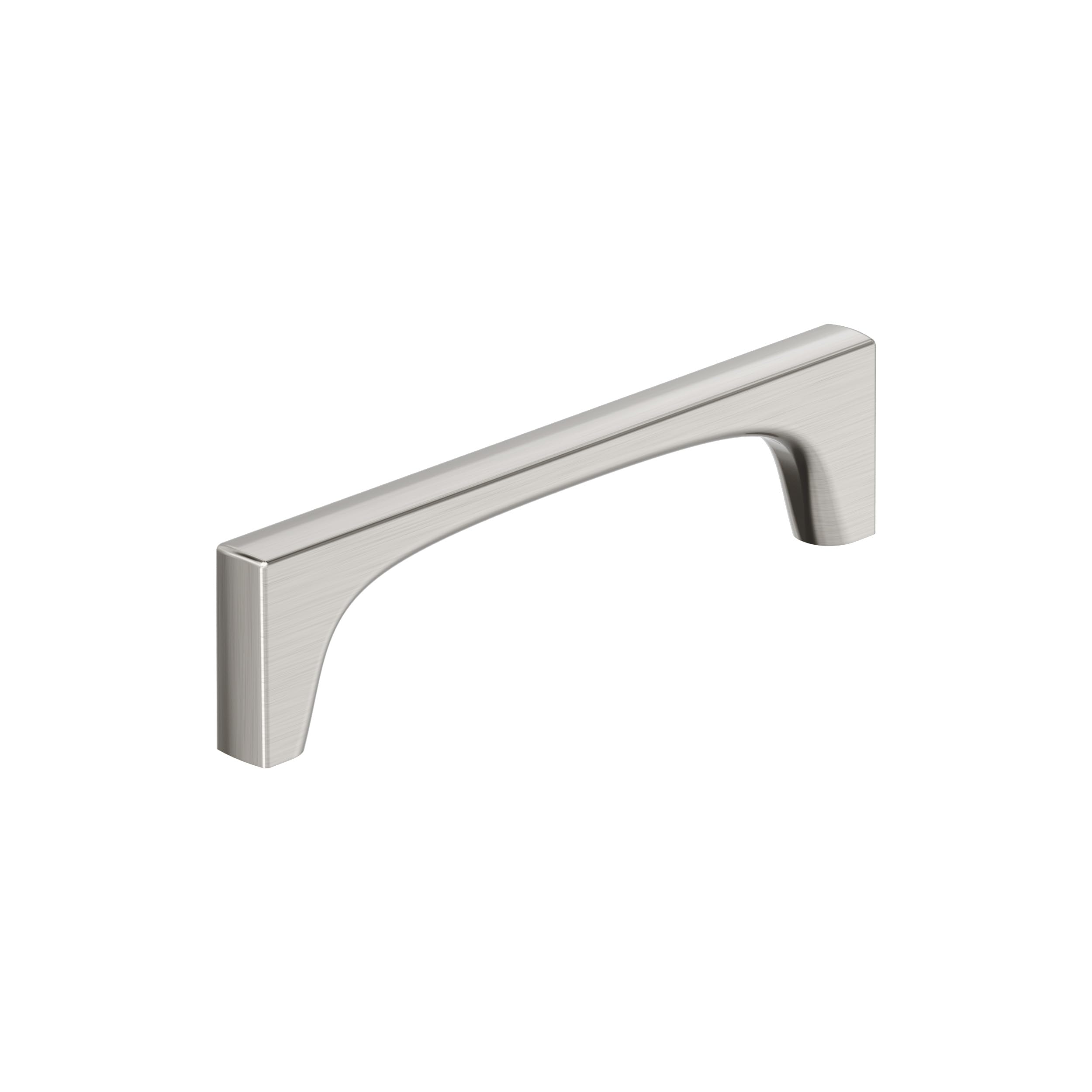 Amerock Merced 5-1/16 inch (128mm) Center-to-Center Satin Nickel Cabinet Pull, BP37424G10
