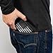 Buckle-Down Unisex-Adults Buckle-down Pu Bifold - American Flag Weathered Black/White Bi Fold Wallet, Multicolor, 4.0 x 3.5 US