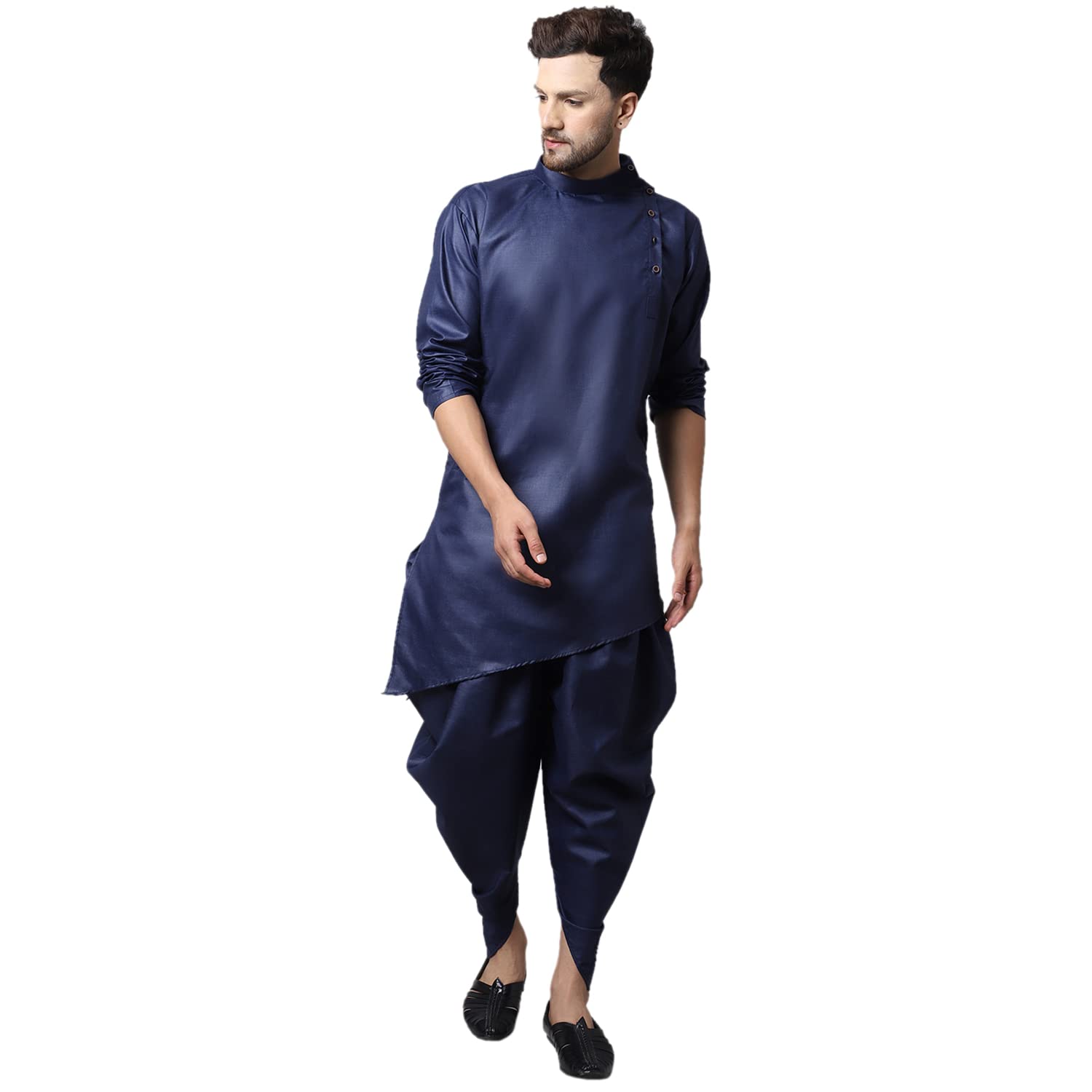 banhussain Men's Cotton Blend Dhoti Kurta Set.-picture-20