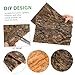 Zerodeko 2PCS Terrarium Cork Bark Background Board, Reptile Tank Tree Backdrop Wall Decor Habitat Climbing Mat Decoration for, Lizard, Turtle, Gecko, Bearded Dragon, Frog