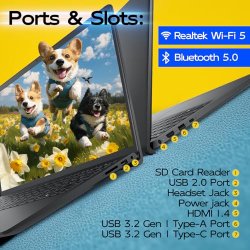Dell Inspiron 15 Touchscreen Laptop AMD Ryzen 7 7730U 15.6" FHD miniatura 4
