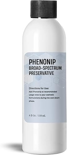 Phenonip (4 onzas  4.0 fl oz), conservante natural Phenonip para loción, crema, loción conservadora orgánica Phenonip y exfoliante por Talsen