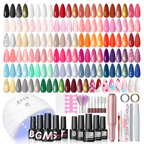 COSCELIA 66pcs Gel Nail Polish Kit