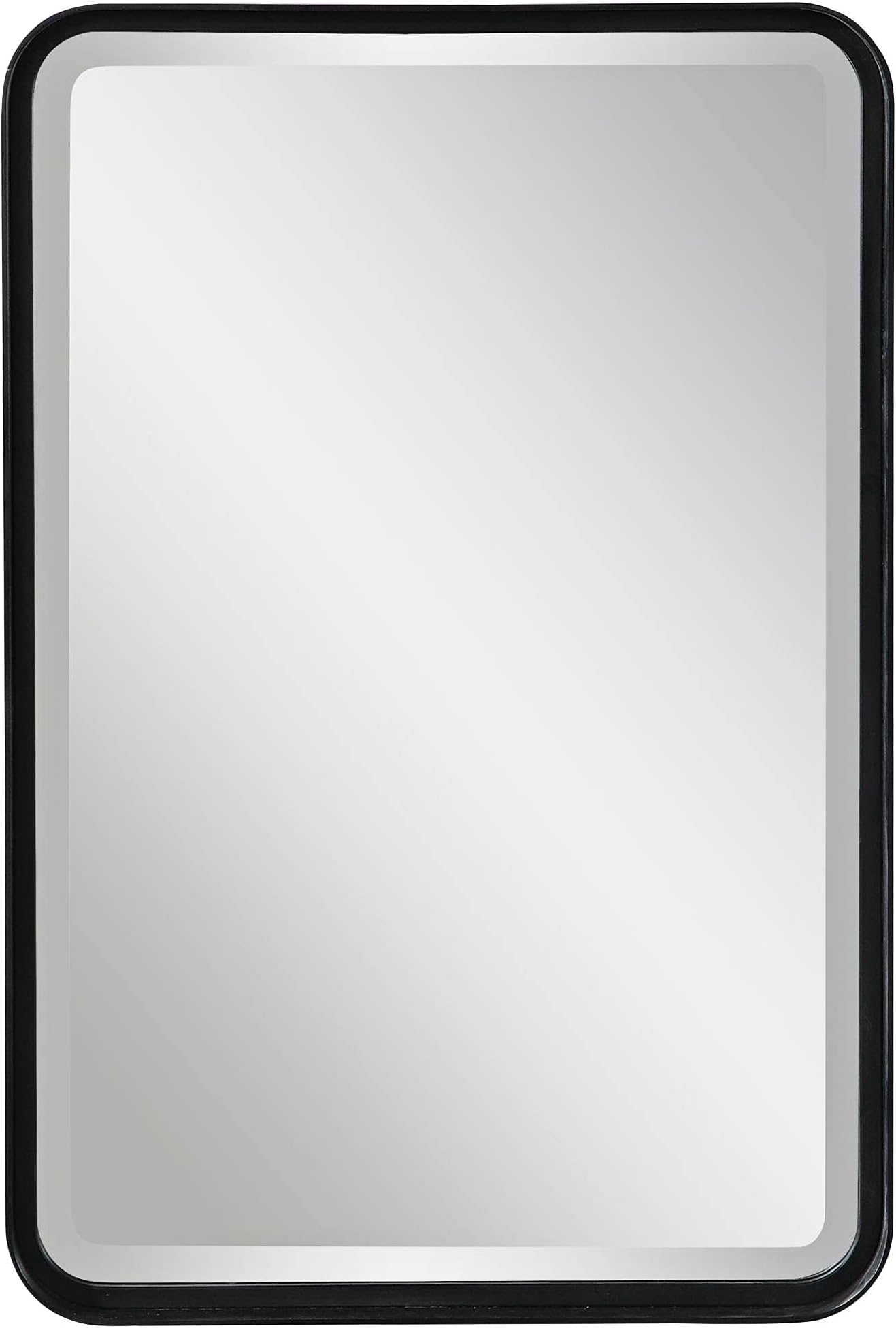 Uttermost Croften Black Vanity Mirror