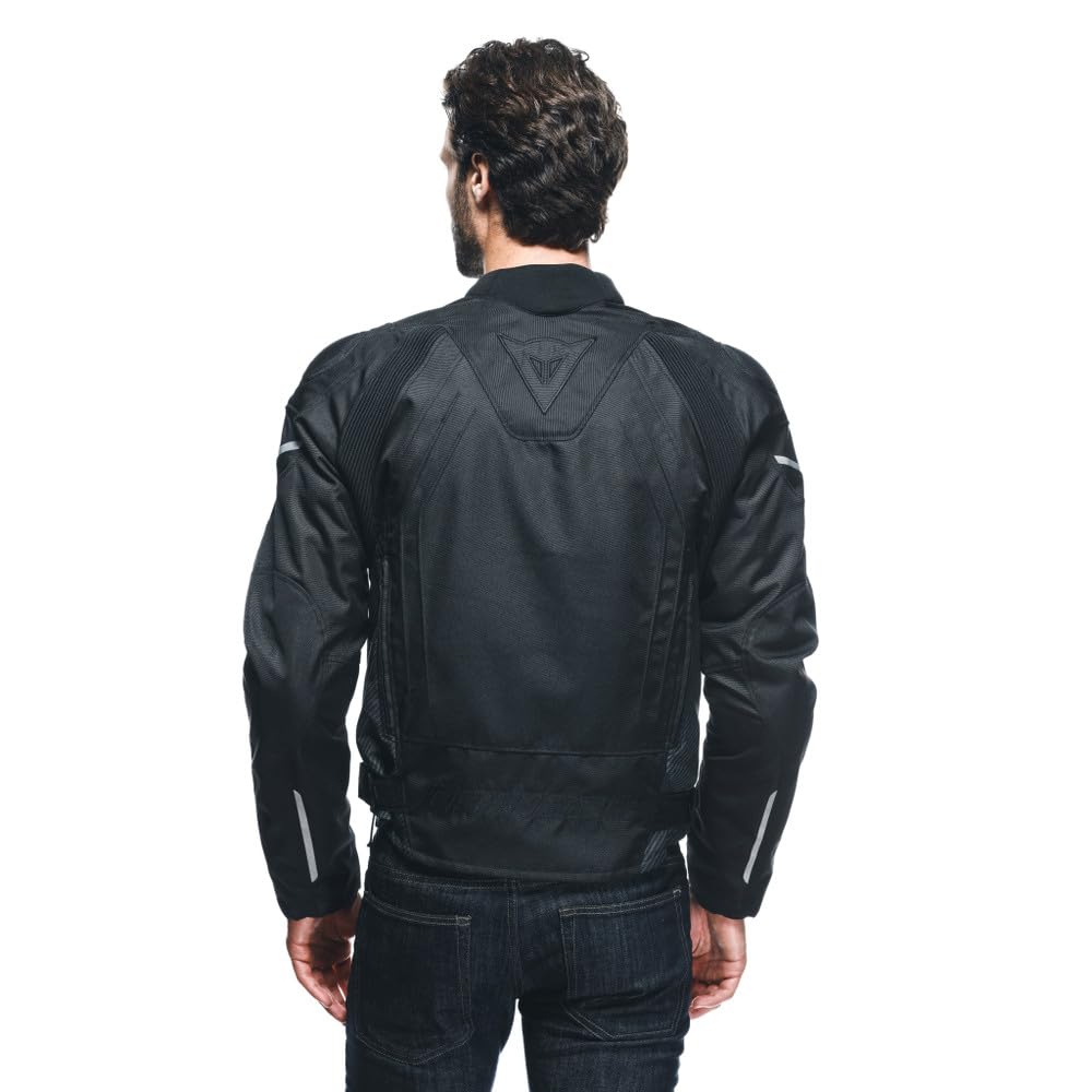 Dainese - Avro 5 Tex Jacket, Chaqueta de Moto de Tela con Protectores de Hombros