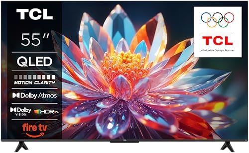 TCL 55T6C 55'' QLED TV 4K HDR, FireTV (SmartTV con Dolby Vision e...
