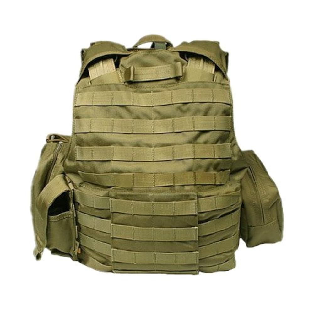Flyye Force Recon Vest with Pouch Set ver. Mar Khaki size XL