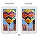 Galaxy Tab E Lite Kids Edition 7.0 Glass Screen Protector, (Also Fit Galaxy Tab 3 7.0/ Galaxy Tab 3 Lite Kids) OMOTON Tempered-Glass Protector with [9H Hardness] [Crystal Clear] [Scratch-Resistant]