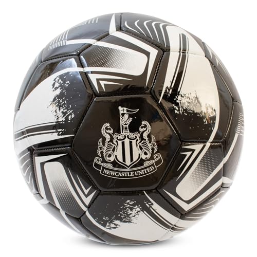 Hy-Pro Officially Licensed Newcastle United F.C. Football – Size 5, Turbine Design, Training, Match, Merchandise, Collectible For Kids and Adults