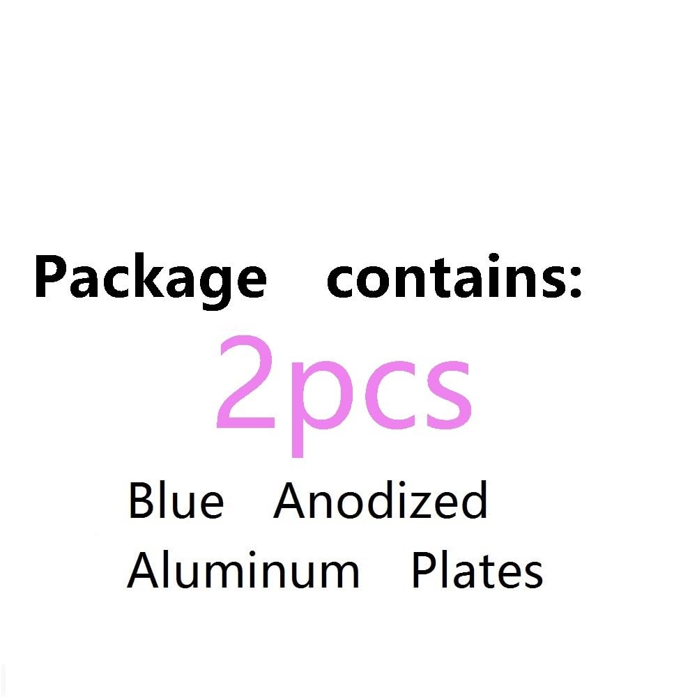 Glatte Platte aus eloxiertem Aluminium, blau gebürstete Oberfläche, 5052 Aluminiumfolie, Dicke 0,8–2 mm, for Bastelarbeiten(200x200x1.5mm)