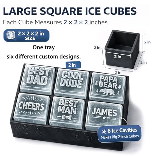 Molde para cubitos de hielo de silicona personalizado miniatura 4