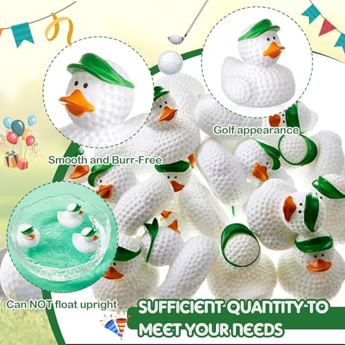 Deekin 24 Pcs Golf Rubber Ducks