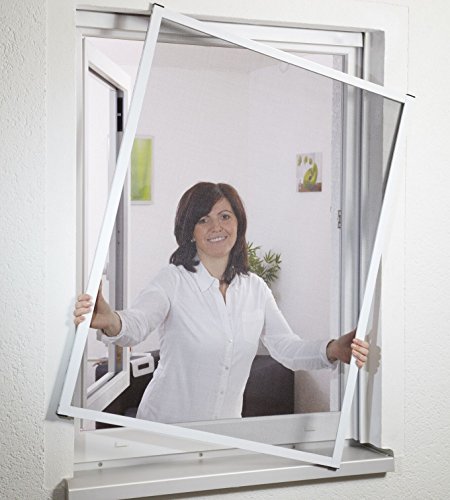 Culex 100690101-VH Fensterfliegengitter Master-Slim 130x150cm weiß