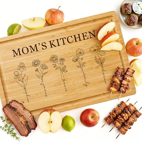 Tabla de cortar personalizada para mamá y abuela miniatura 1