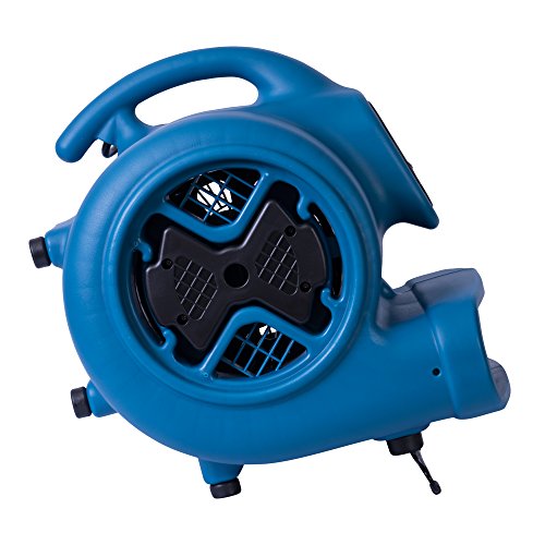 Image of XPOWER P-630 Pro 1 /2 HP 2800 CFM Centrifugal Air Mover, Carpet Dryer, Floor Fan, Blower, for Water Damage Restoration, Janitorial, Plumbing, Home Use
