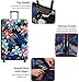 GOXUNYUAN Suitcase Cover, Carry on Luggage Cover Protector - Travel Elastic Spandex Luggage Covers Fits 26 to 28 Inch Flower