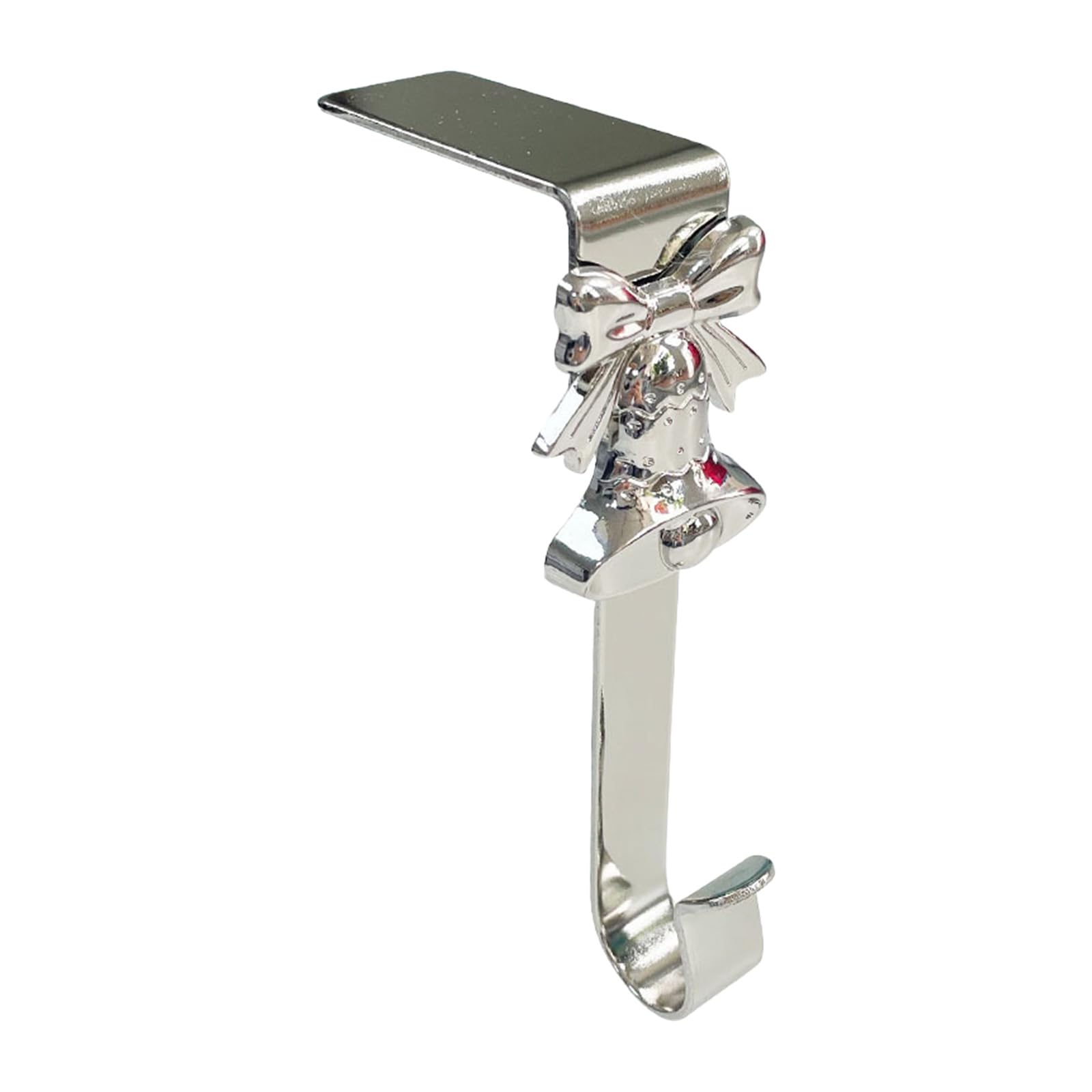 Tsophreniq Christmas Themed Wall Hook Metal Construction Hanger for Stocking Display and Home Organization Festival Season Storage Solution