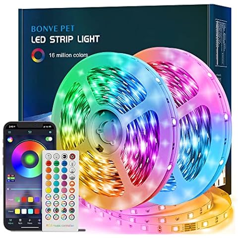 Bonve Pet LED Strips Light 10M Cover
