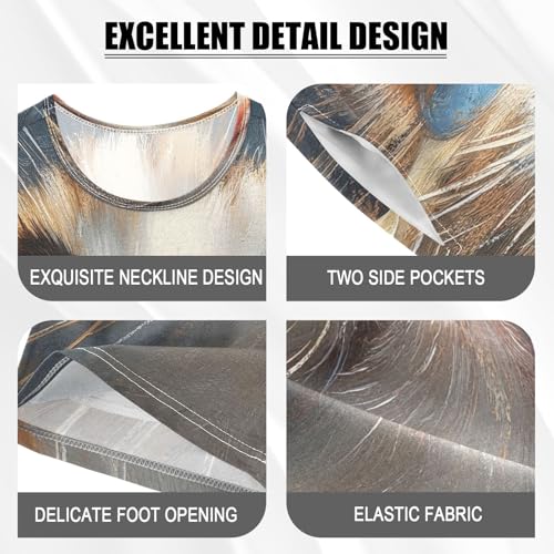 ALAZA Cat Kitten Animal Lovely Pajamas Set Short Sleeve Cotton Sleepwear Summer Pjs 2 Piece 5-14Y4