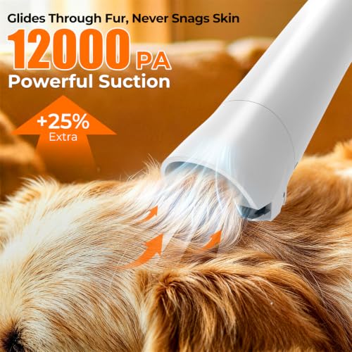 Dog Grooming Vacuum Kit, Pet Hair Vacuum for Shedding - Image 3