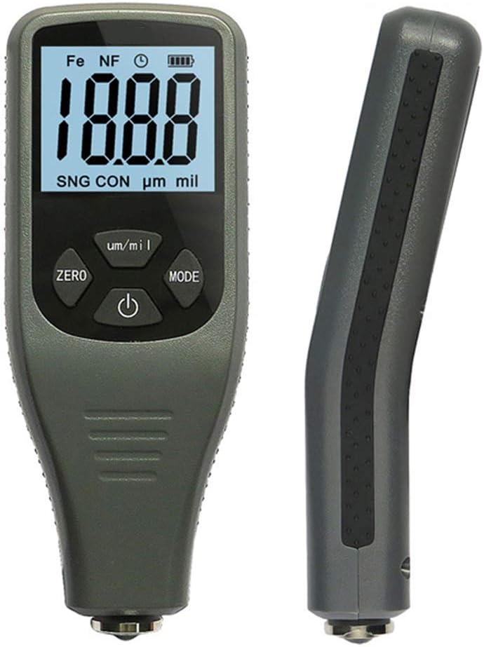 Car Painting Depth Gauge Coating Thickness Gauge Meter 01500um,Gray