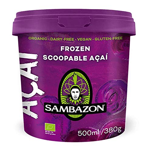 Amazon | サンバゾン 有機アサイーソルベ 500ml 簡単アサイーボウル 