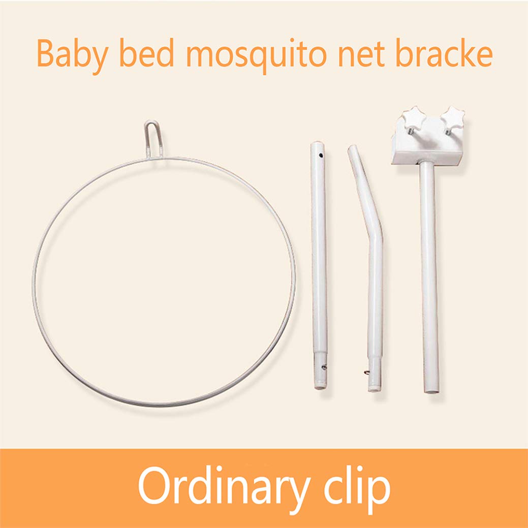 Support Pour Moustiquaire De Lit Bébé à Clipser - En Métal, Facile à Monter, Pour Berceau Ou Lit évolutif