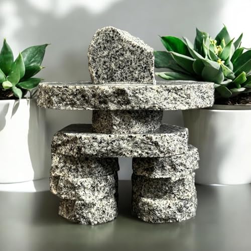 Image of 3.5 inch Gray Granite Inukshuk