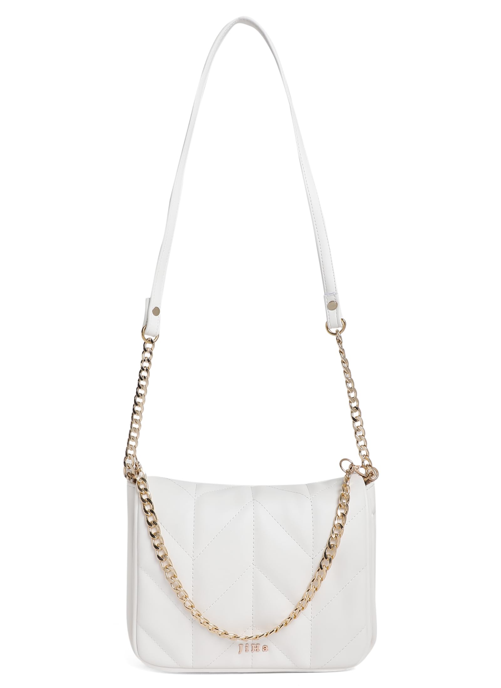 Jiha Quilted Chain Shoulder and Sling Bag