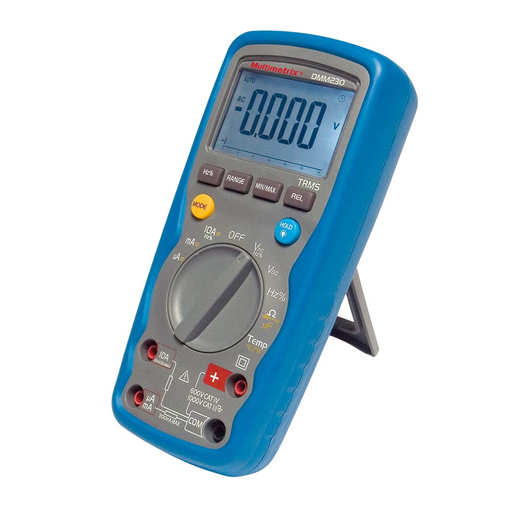 Multimetrix DMM 230 Multímetro digital Wasserdicht (IP67) CAT III 1000 V, CAT IV 600 V Anzeige (