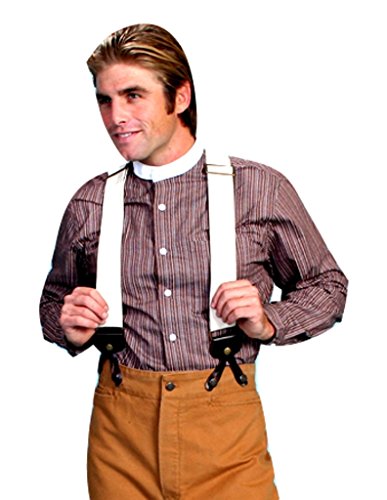 Wahmaker By Scully Men's Canvas Suspenders Natural One Size