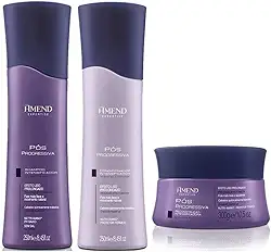 Kit Amend Shampoo + Condicionador + Máscara Capilar Amend Pós Progressiva Intensificador - para Cabelos Submetidos A Processos Químicos.