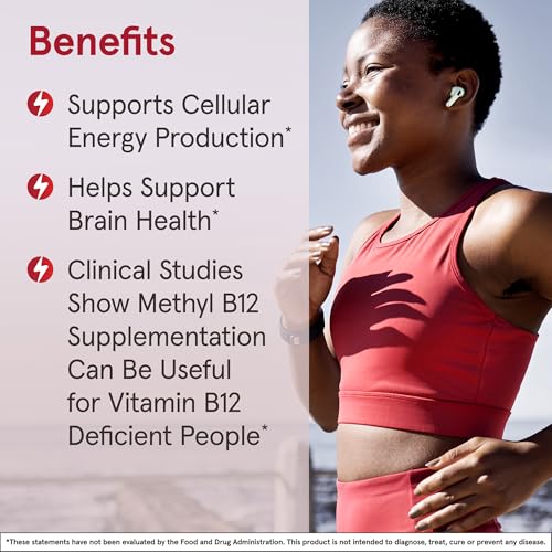 Jarrow Formulas Methyl Vitamin B12 2500 mcg, 100 Chewable Tablets, Tropical Flavored- Bioactive B12 Vitamin - Supports Cellular Energy Production, Brain Health & Metabolism - 100 Servings (Pack of 2) - image 3