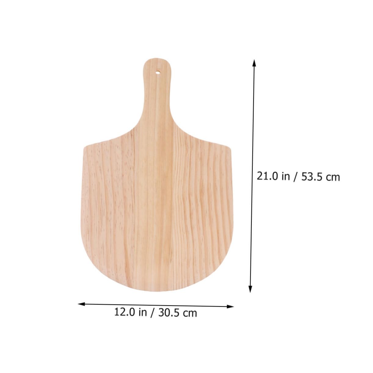 VINTORKY Wood Pizza Peel Wooden Pizza Paddle with Handle Versatile Cutting Board and Serving Tray for Baking Meal Prep and Food Serving and Sturdy Design