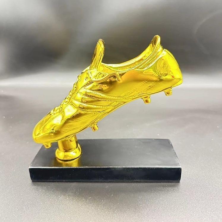 Personalized Customization Golden Boot Trophy Award Shoes Replica The Best Player Trophy Cup Soccer Fans Souvenir Collectibles